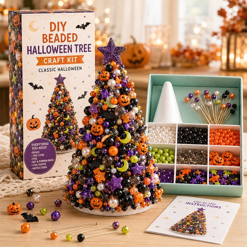 DIY Beaded Halloween Tree Craft Kit