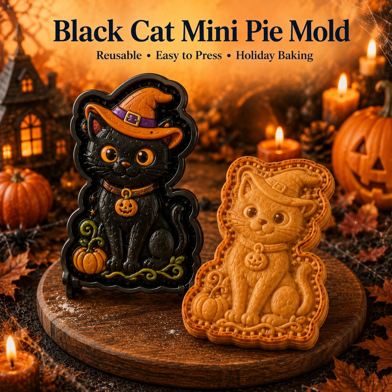 Halloween Mini Pie Mold Collection