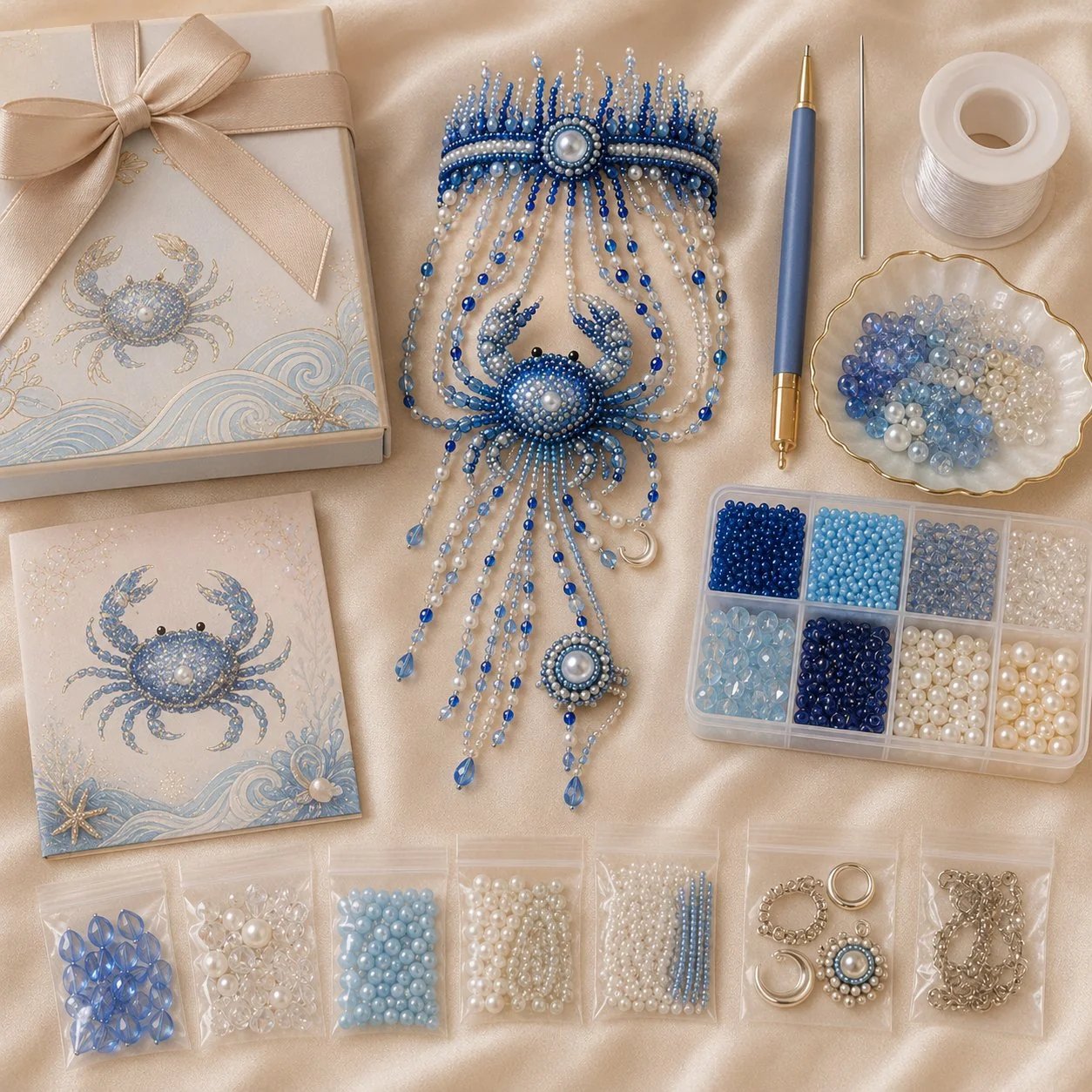 Zodiac DIY Beaded Hand Bracelet Kit