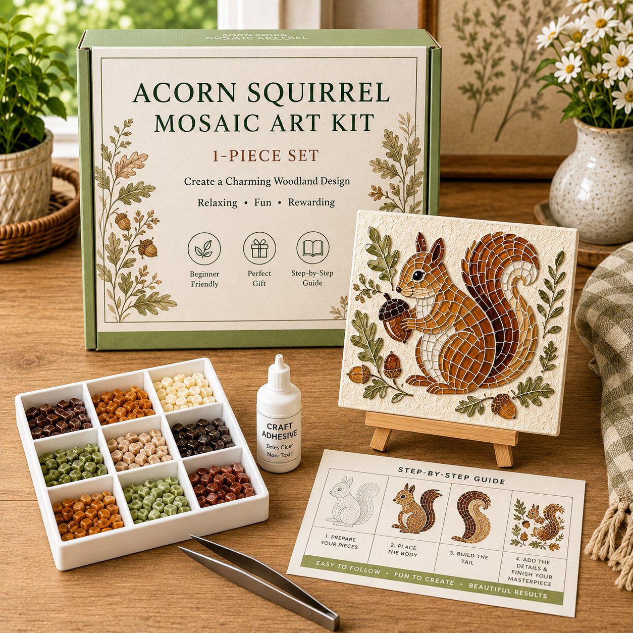 Woodland Mosaic Art Diy Kit