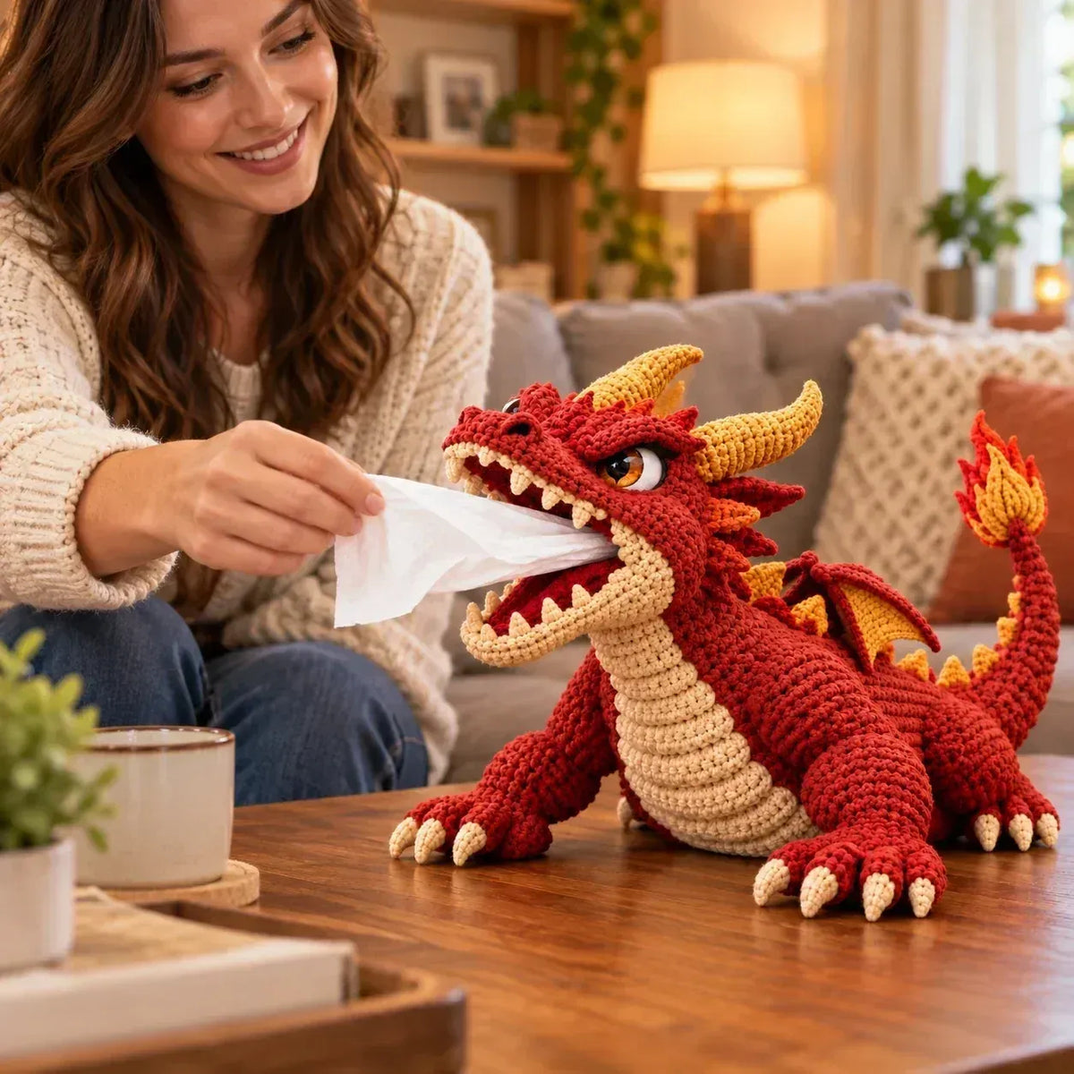 Fantasy Crochet Tissue Box Cover DIY Kit