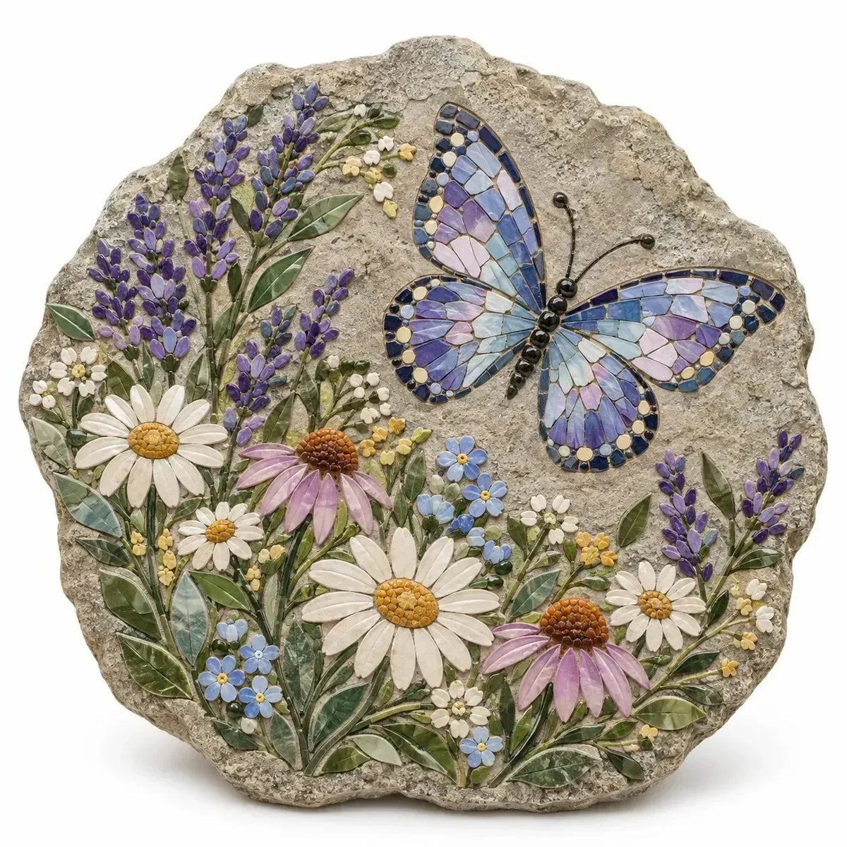 Beginner-Friendly Butterfly Wildflower Mosaic DIY Kit