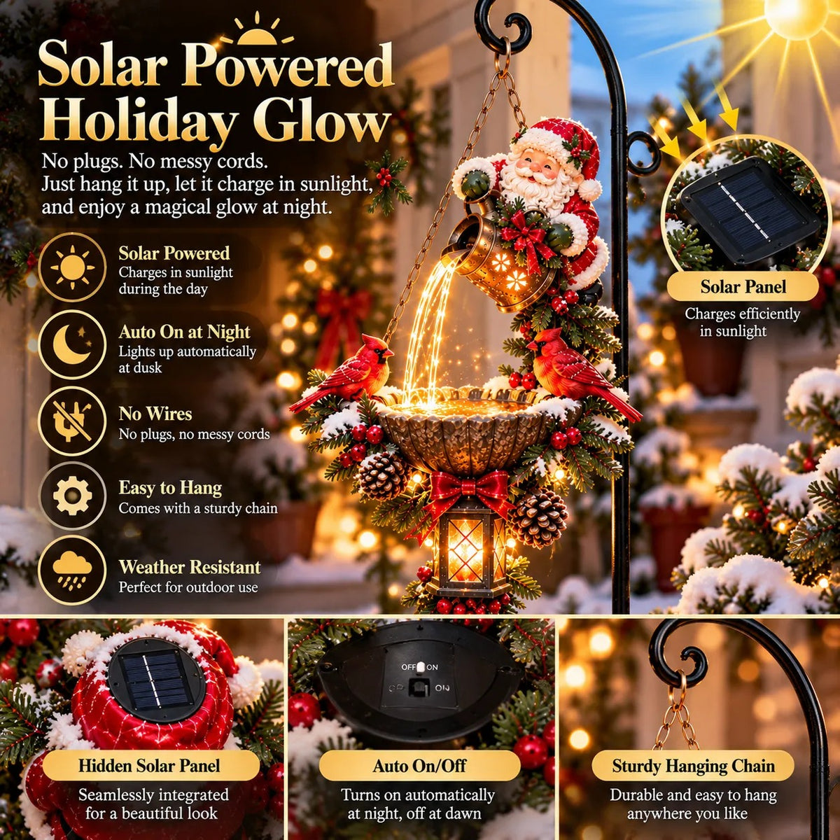 Christmas Magic Pouring Light Hanging Collection