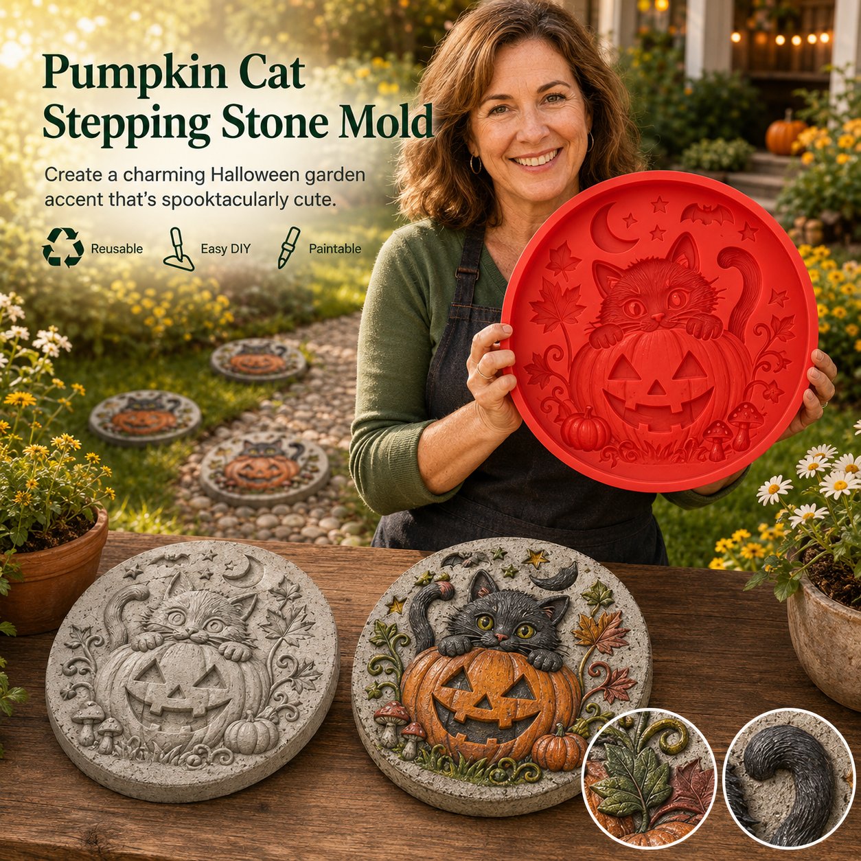 Reusable Garden Art Mold – Make Your Garden Truly One of a Kind