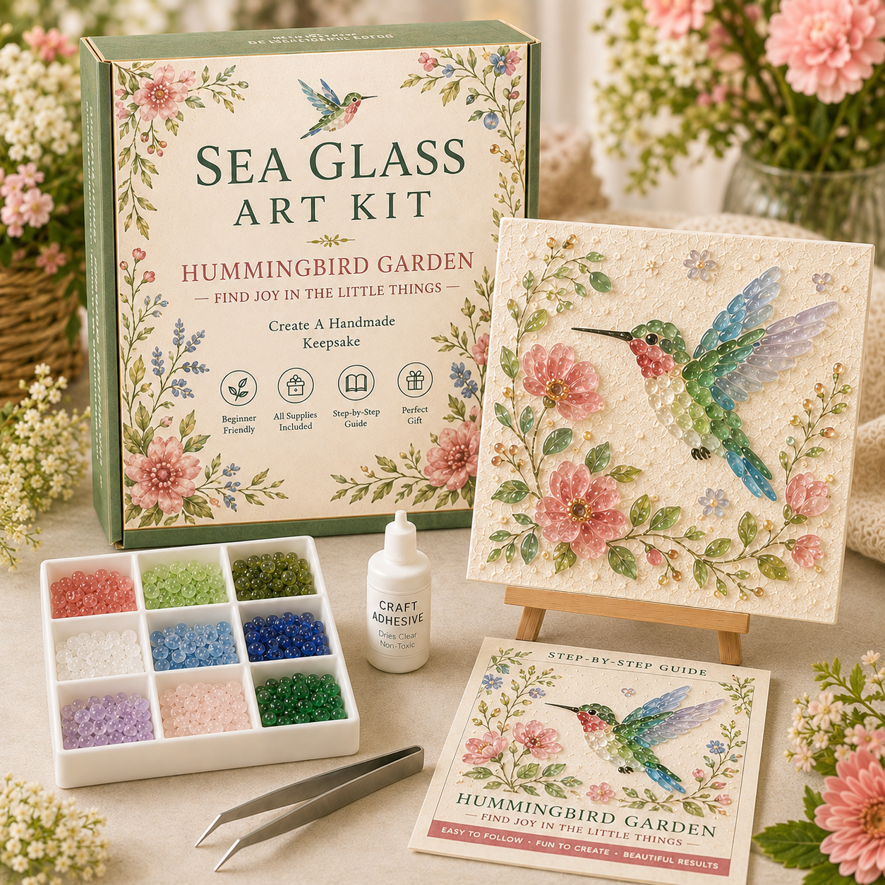 Bloom & Garden Sea Glass Art Kit Collection
