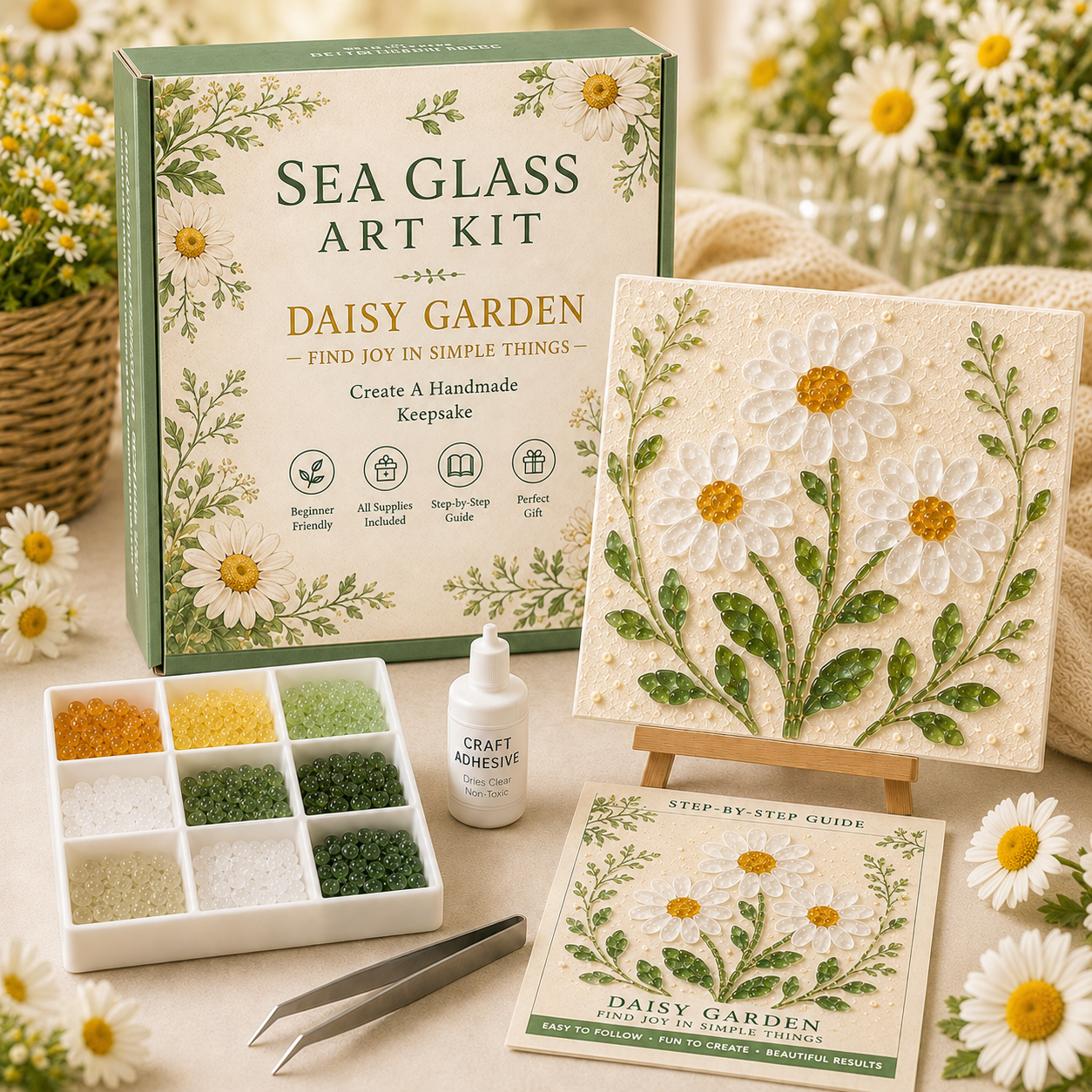 Bloom & Garden Sea Glass Art Kit Collection