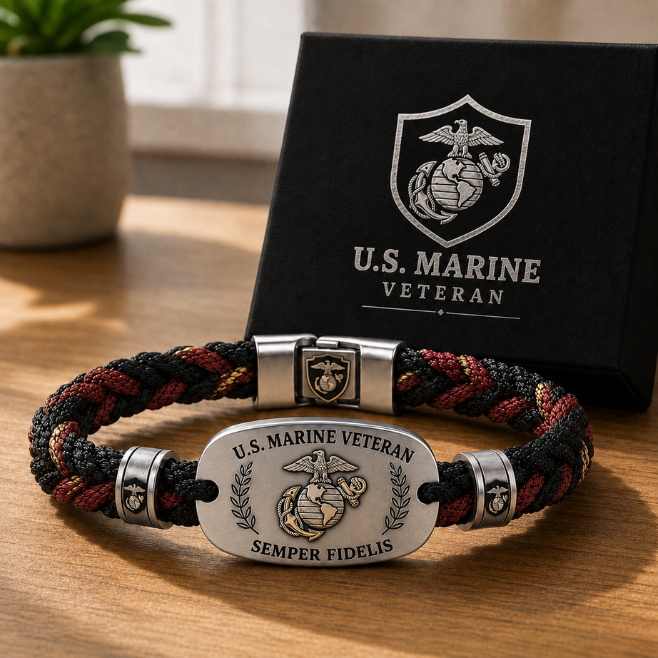 U.S. Marine Veteran Bracelet