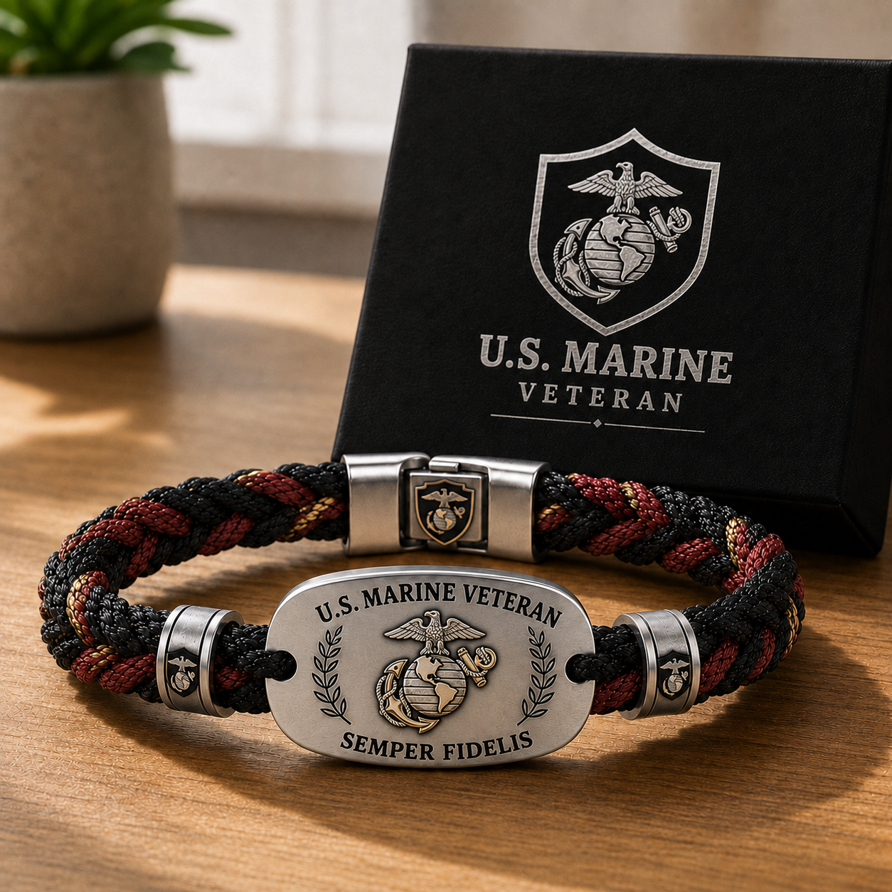 U.S. Marine Veteran Bracelet