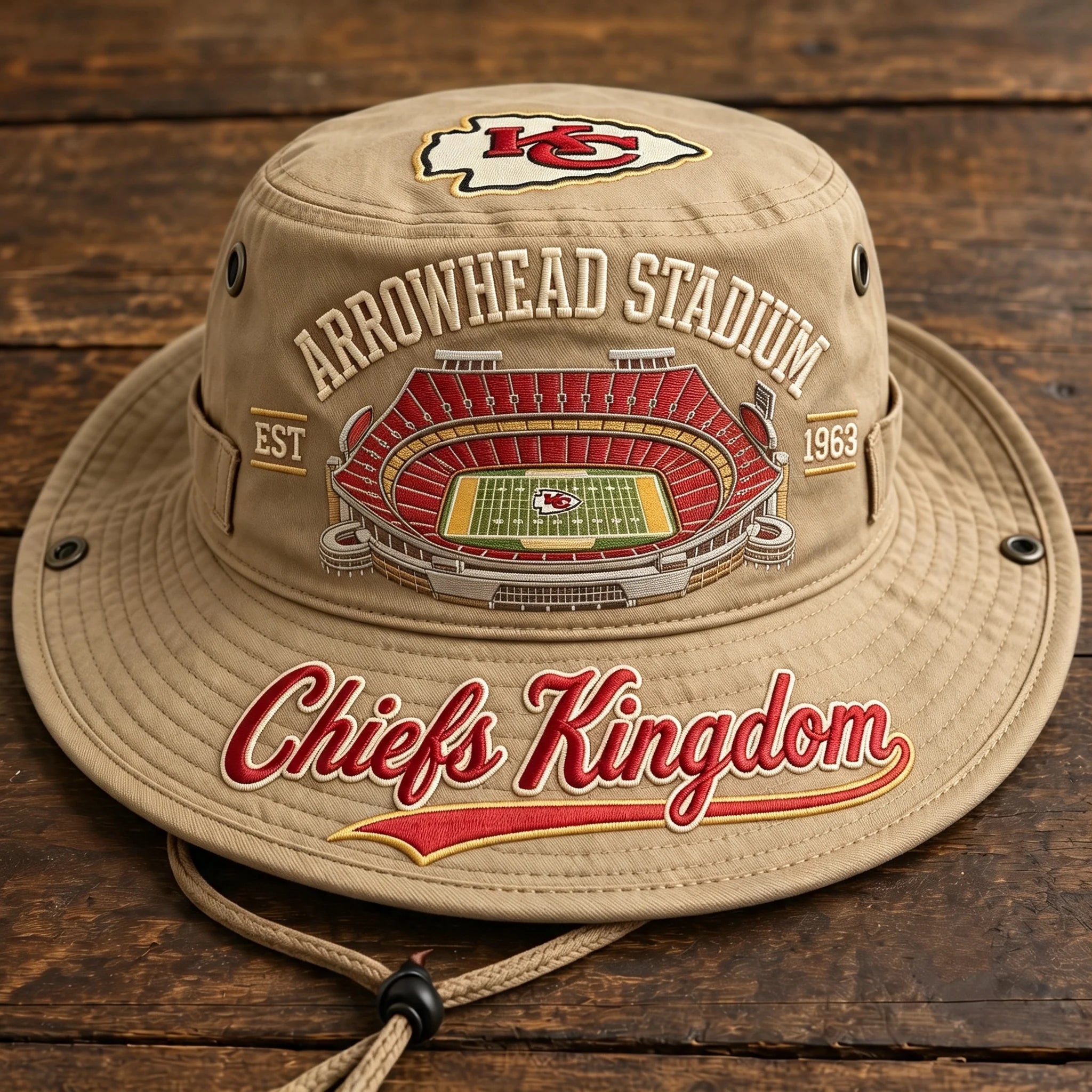 Chiefs Kingdom Arrowhead Stadium Boonie Hat
