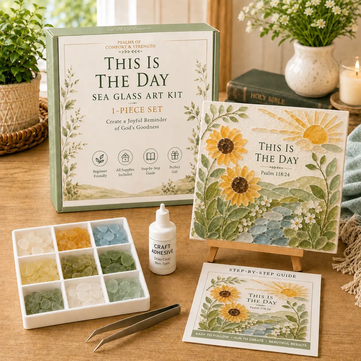 Psalms of Comfort & Strength Glass Art Kit