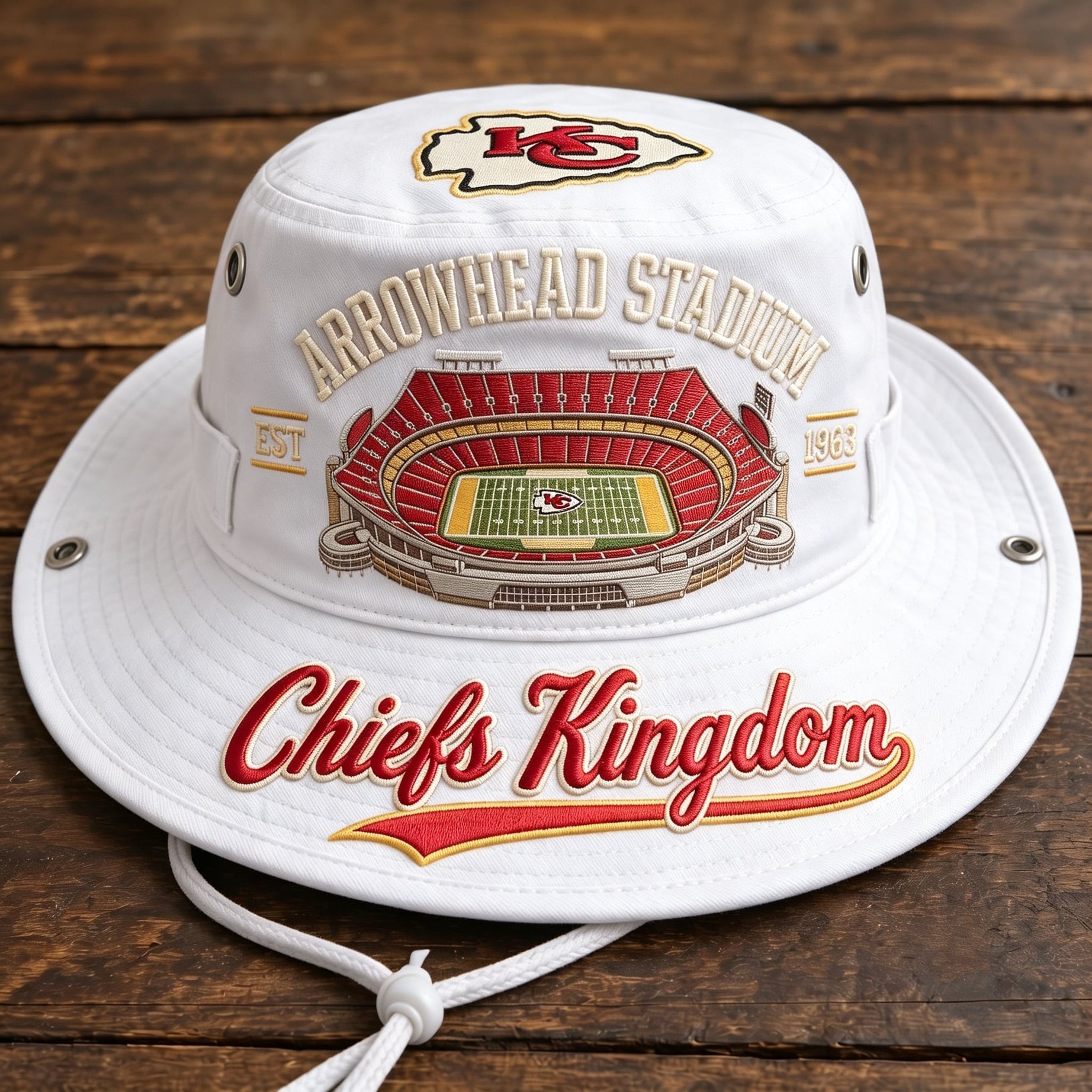 Chiefs Kingdom Arrowhead Stadium Boonie Hat