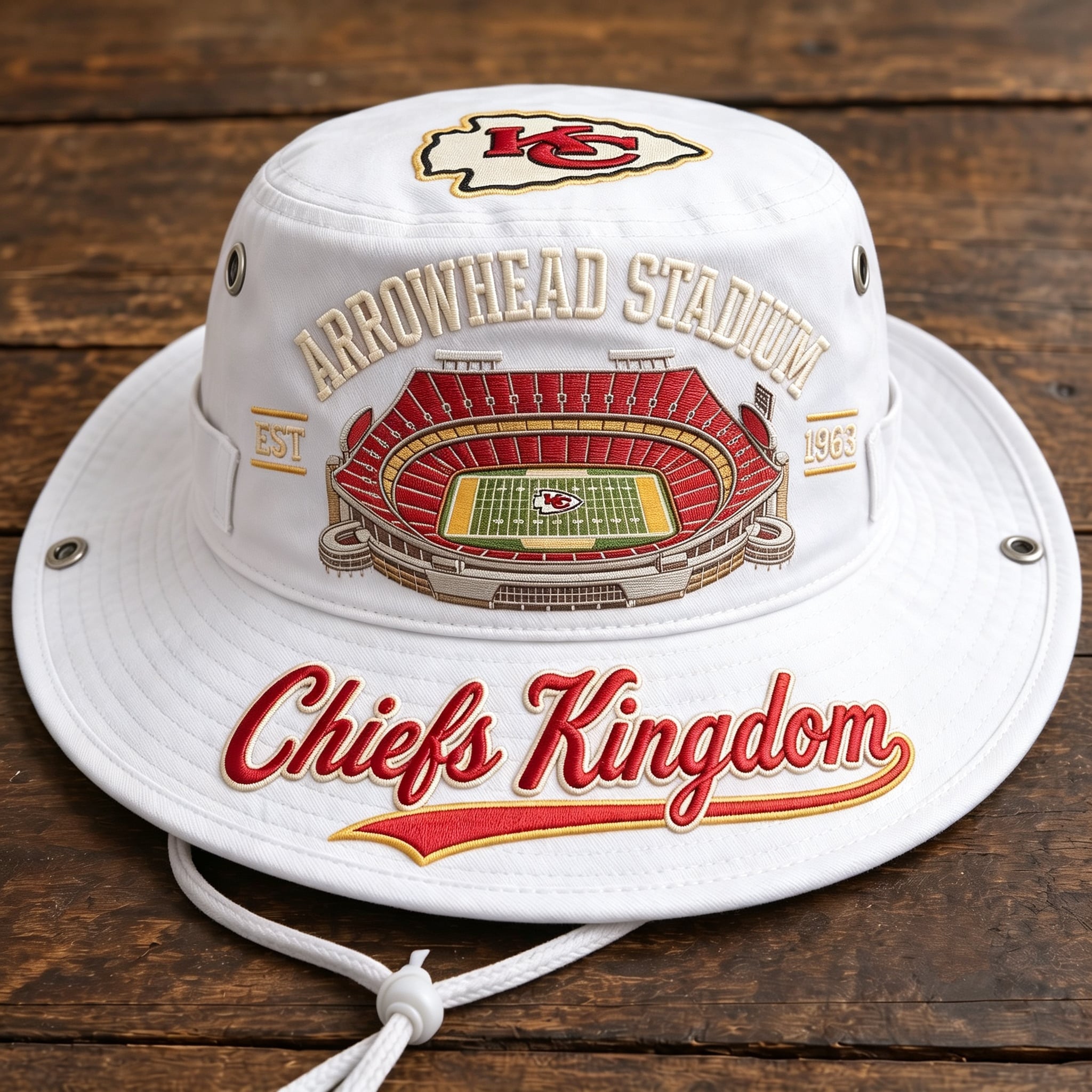 Chiefs Kingdom Arrowhead Stadium Boonie Hat