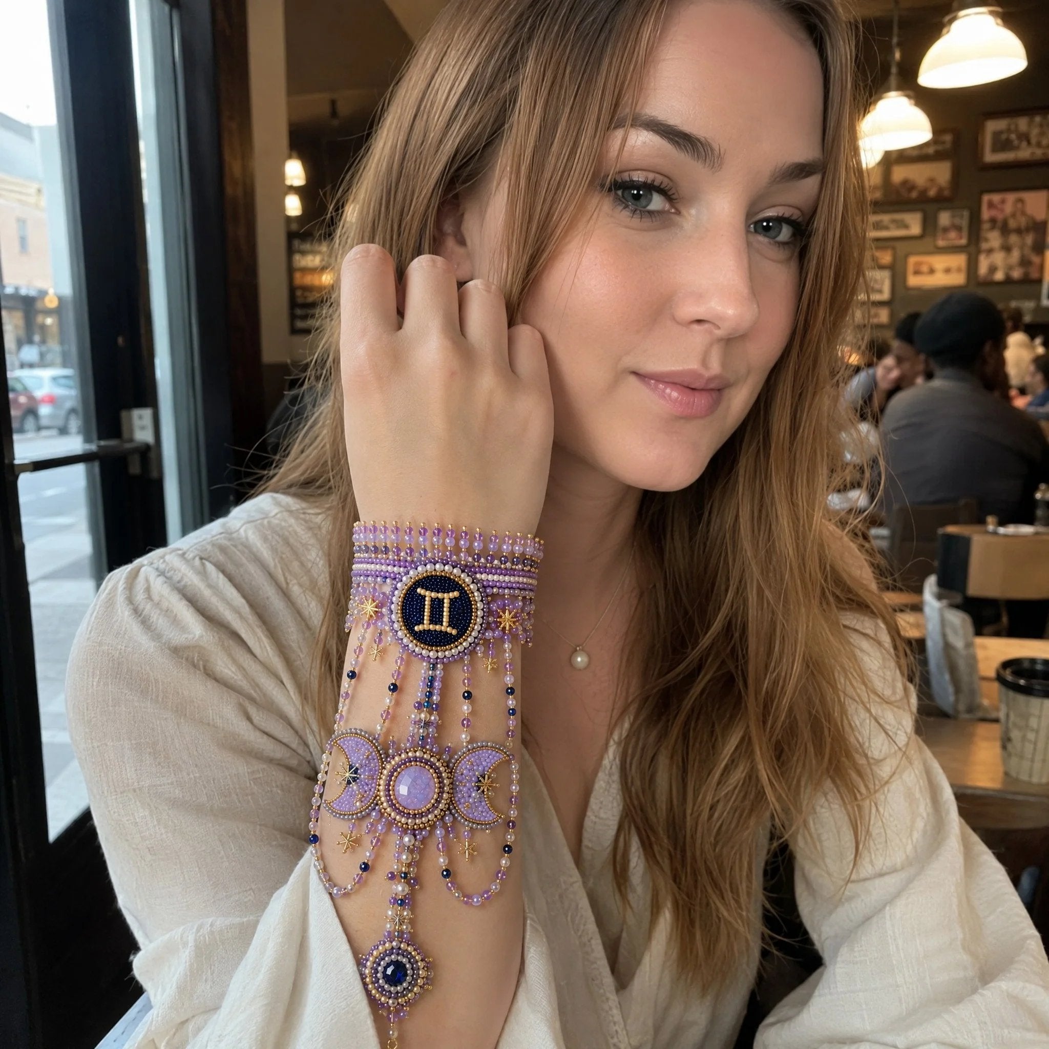 Zodiac DIY Beaded Hand Bracelet Kit
