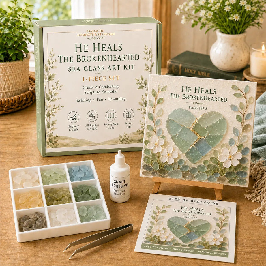 Psalms of Comfort & Strength Glass Art Kit