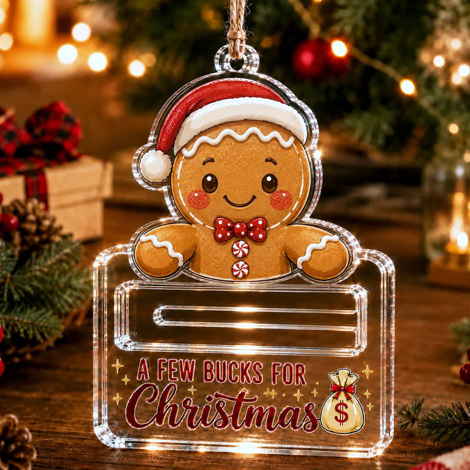 Christmas Cash Gift Holder Ornament