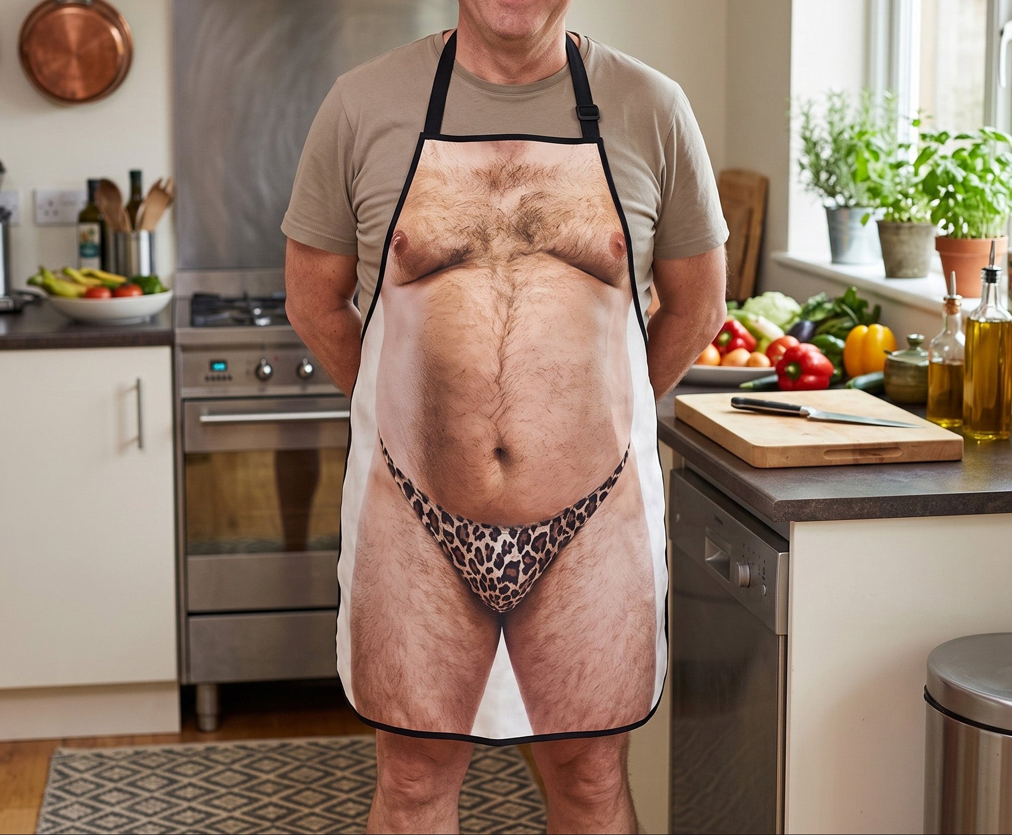 Funny Apron --Novelty Gag Gift for Cooking & Grilling