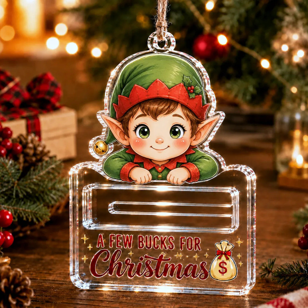 Christmas Cash Gift Holder Ornament