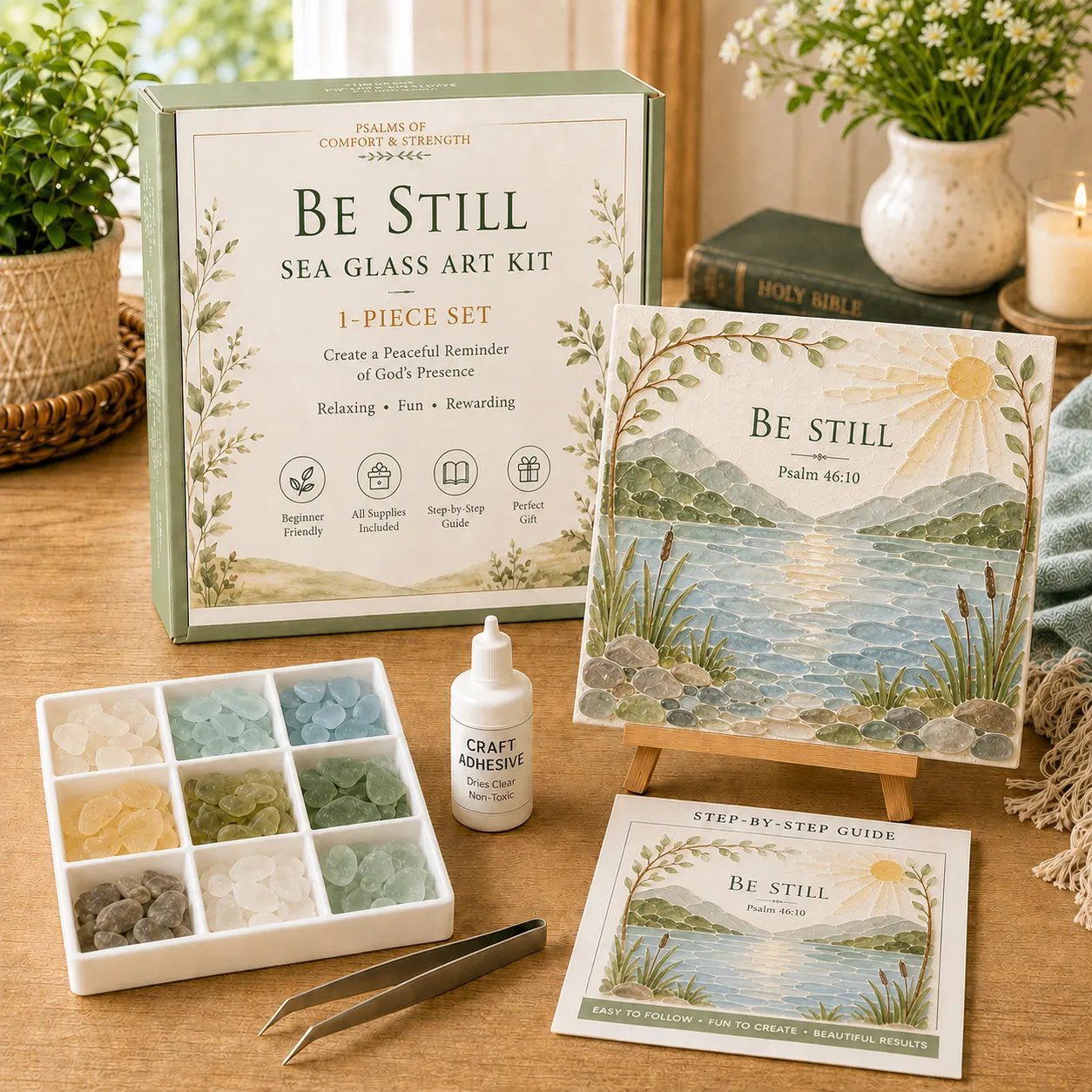 Psalms of Comfort & Strength Glass Art Kit