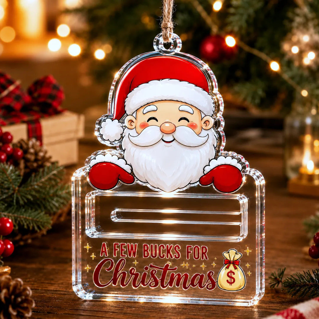 Christmas Cash Gift Holder Ornament