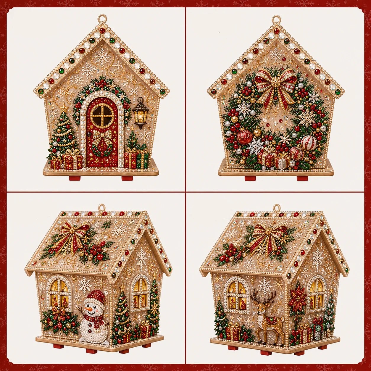 Christmas Pearl Cottage Art Kit