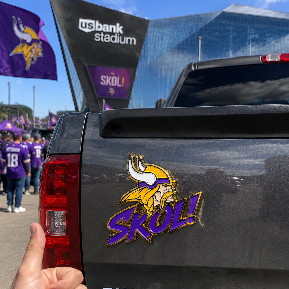 SKOL! Car Emblem Metal Badge