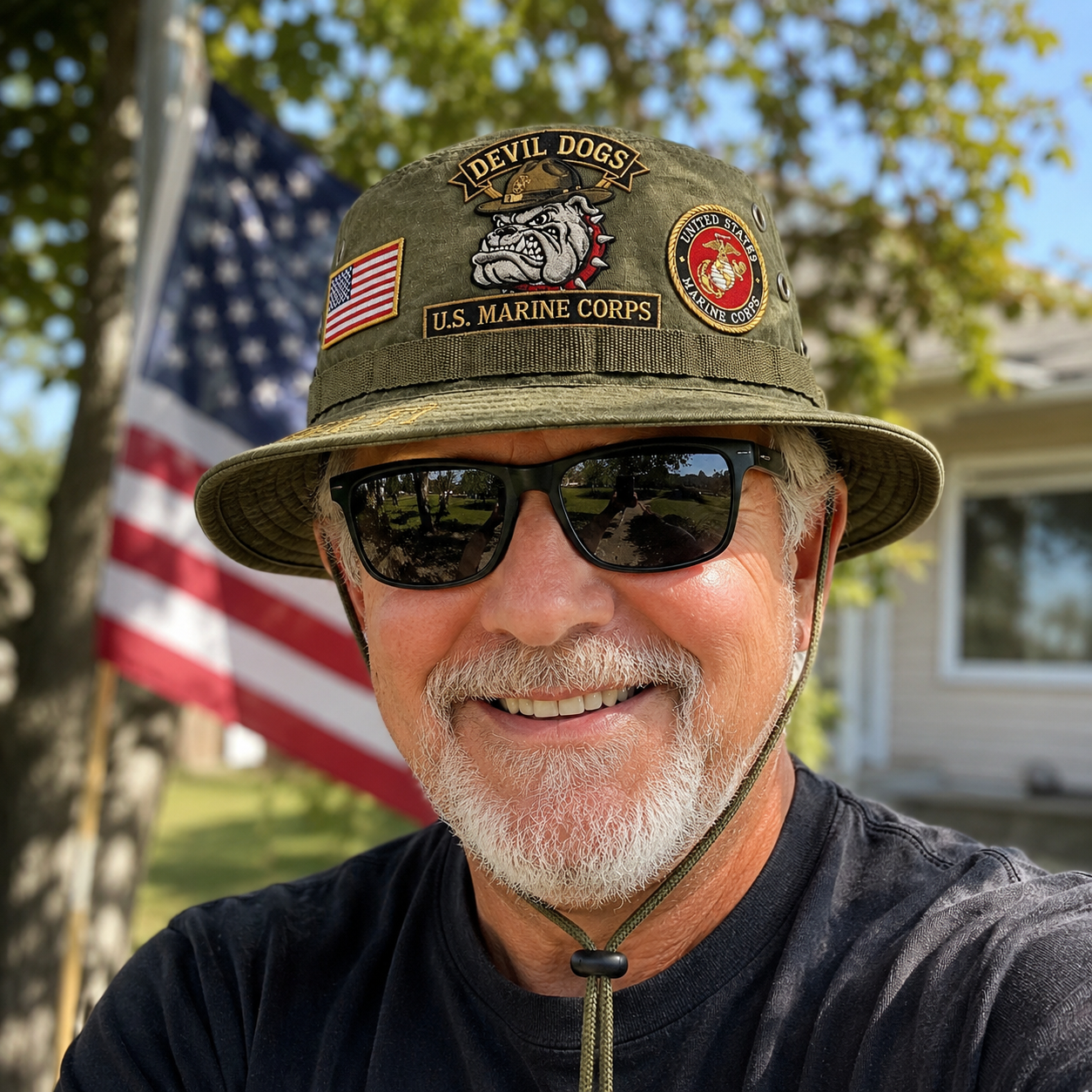 U.S. Marine Corps Devil Dogs Tribute Boonie Hat