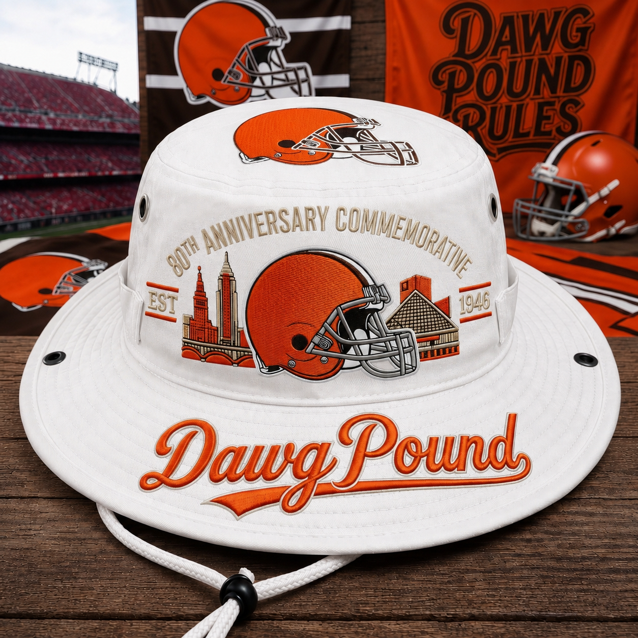 Dawg Pound 80th Anniversary Commemorative Boonie Hat