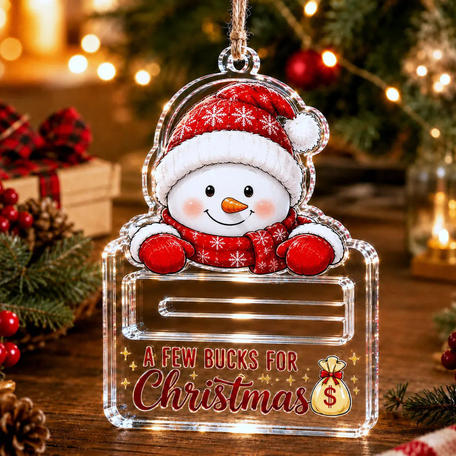 Christmas Cash Gift Holder Ornament