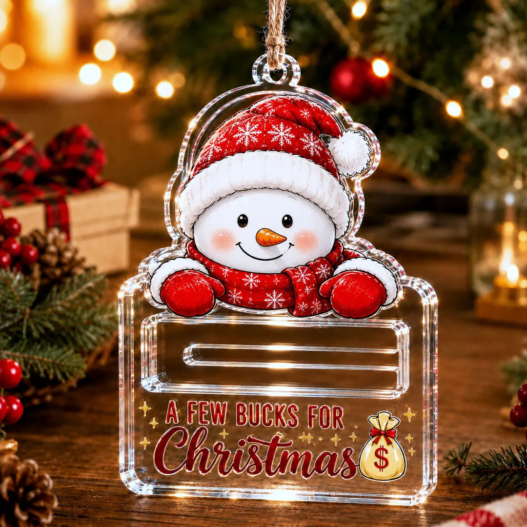 Christmas Cash Gift Holder Ornament