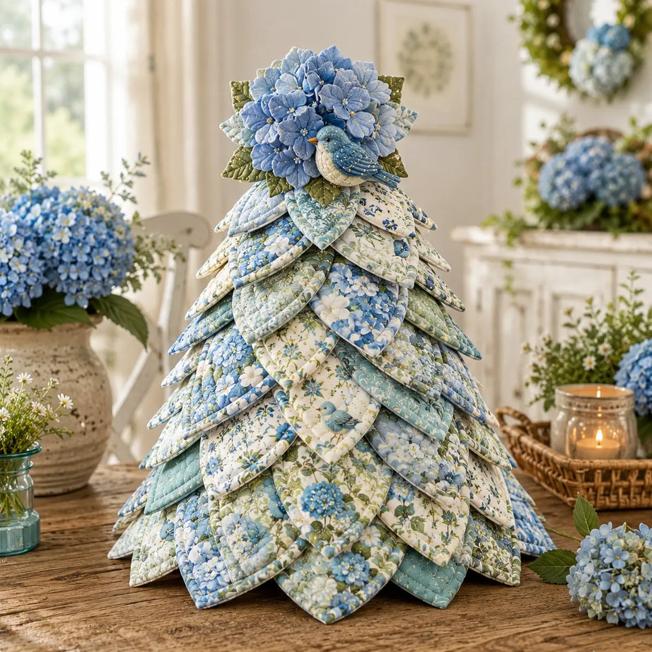 Sunflower Bee Garden Tree DIY Kit-Handmade Fabric Tabletop Tree Decor