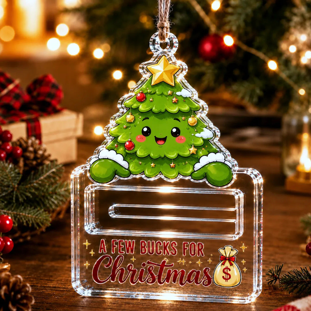 Christmas Cash Gift Holder Ornament