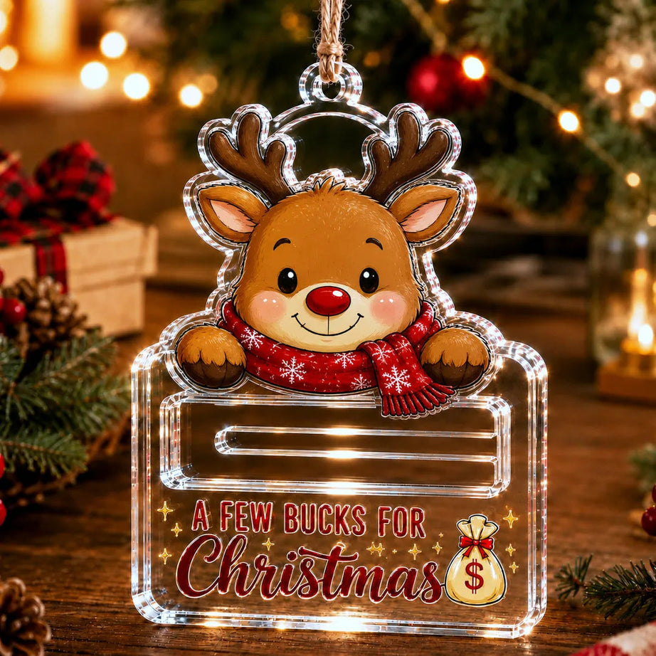 Christmas Cash Gift Holder Ornament