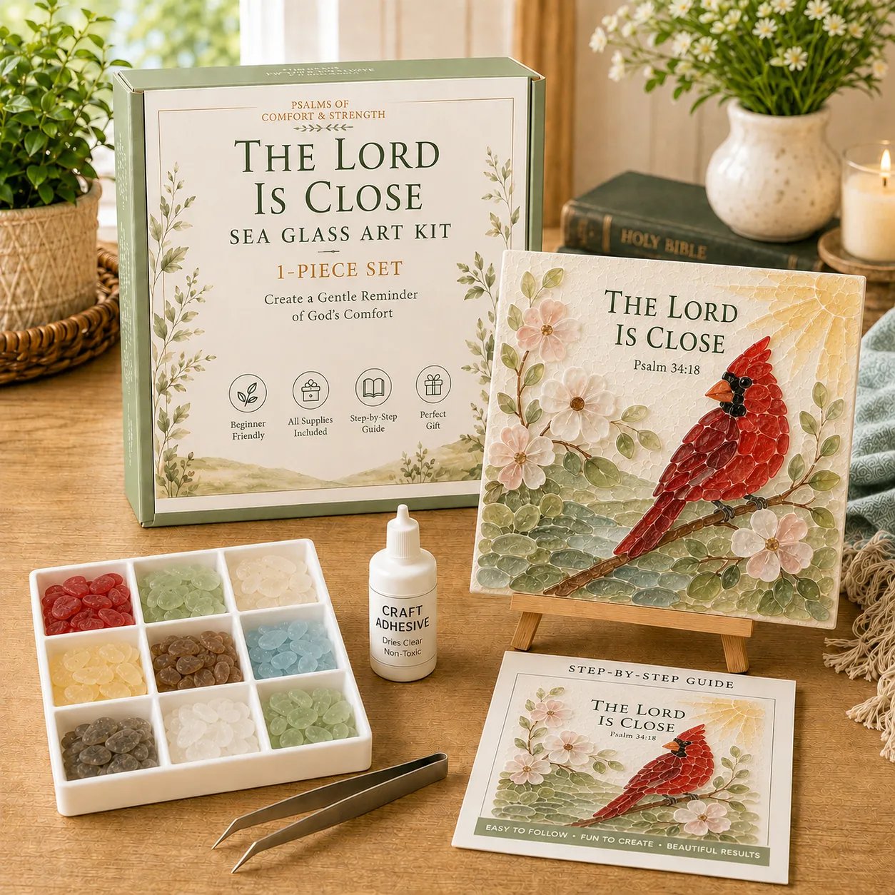 Psalms of Comfort & Strength Glass Art Kit