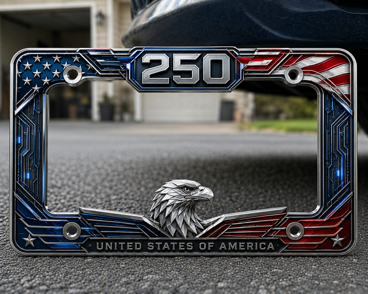250th Anniversary Commemorative License Plate Frame