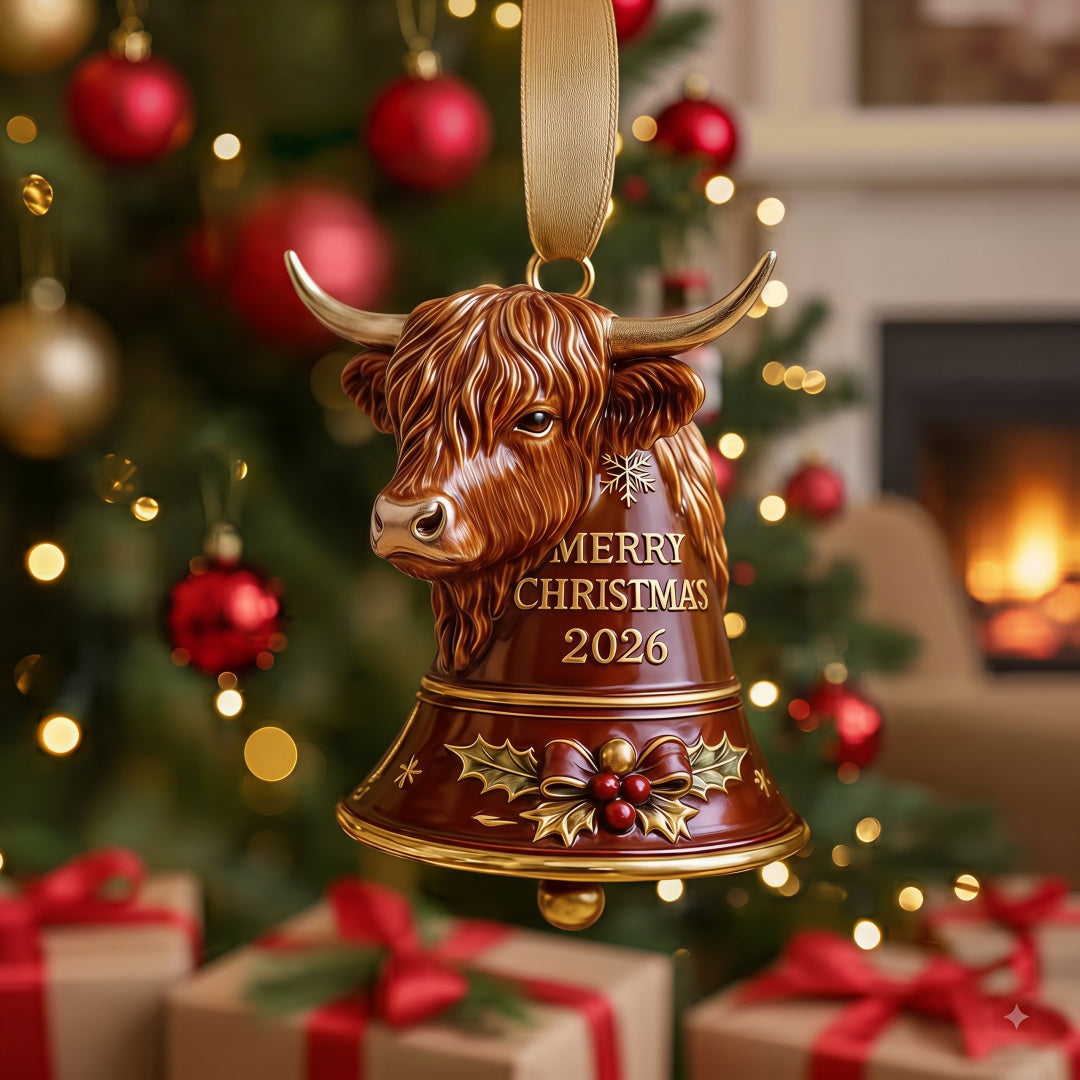 2026 Animal Bell Christmas Ornaments