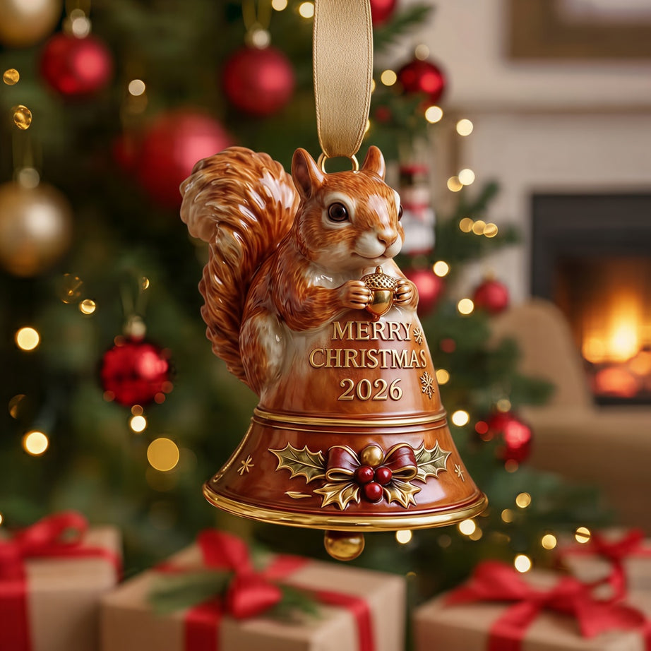 2026 Animal Bell Christmas Ornaments
