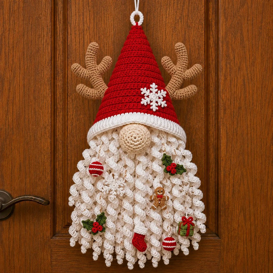 DIY Seasonal 3D Crochet Door Hanger Kit Collection