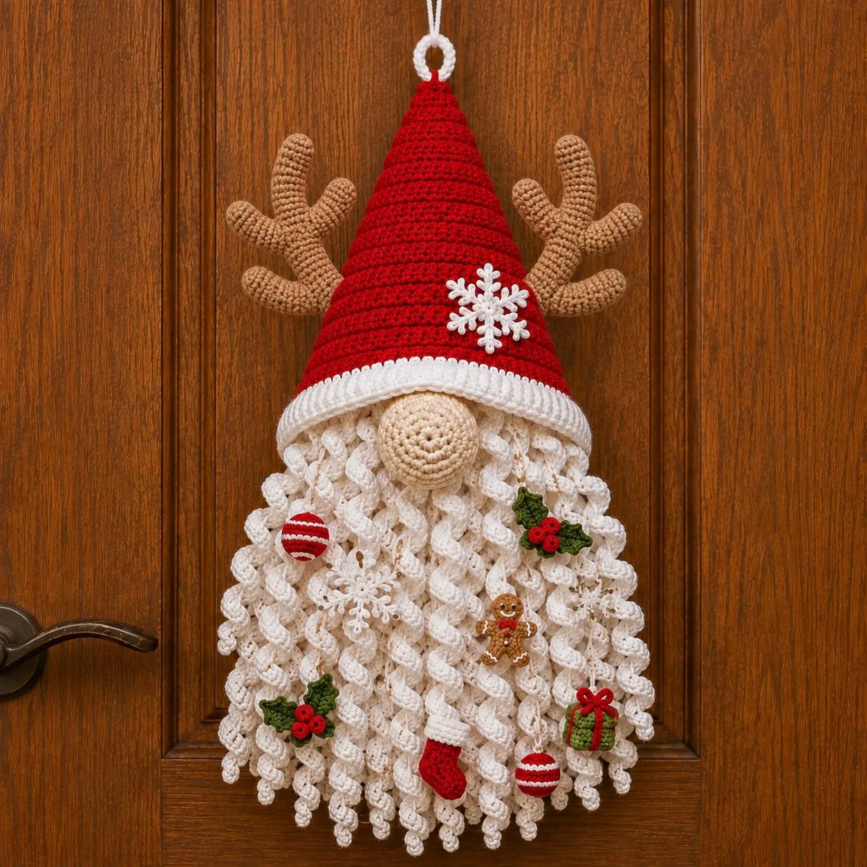 DIY Seasonal 3D Crochet Door Hanger Kit Collection