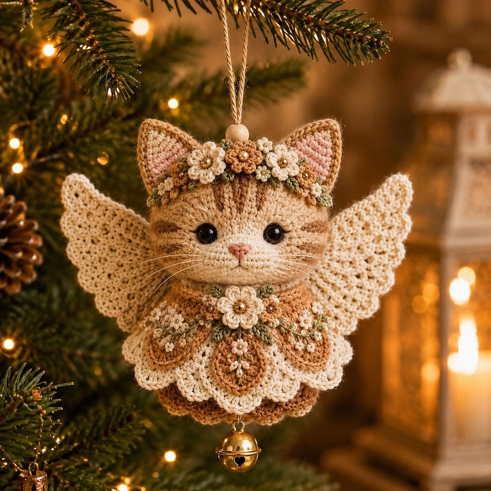Animal Angel Crochet Ornament DIY Kit