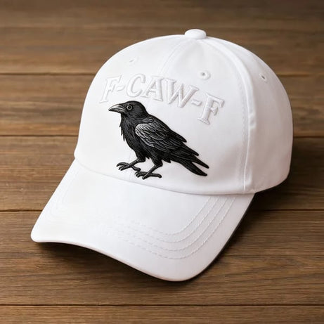 F-CAW-F Crow Hat (Printed patterns, not embroidery)
