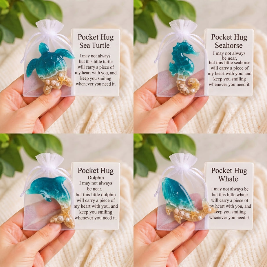 Pocket Hug Ocean Animal Keepsake | Sentimental Thinking‑of‑You Gift