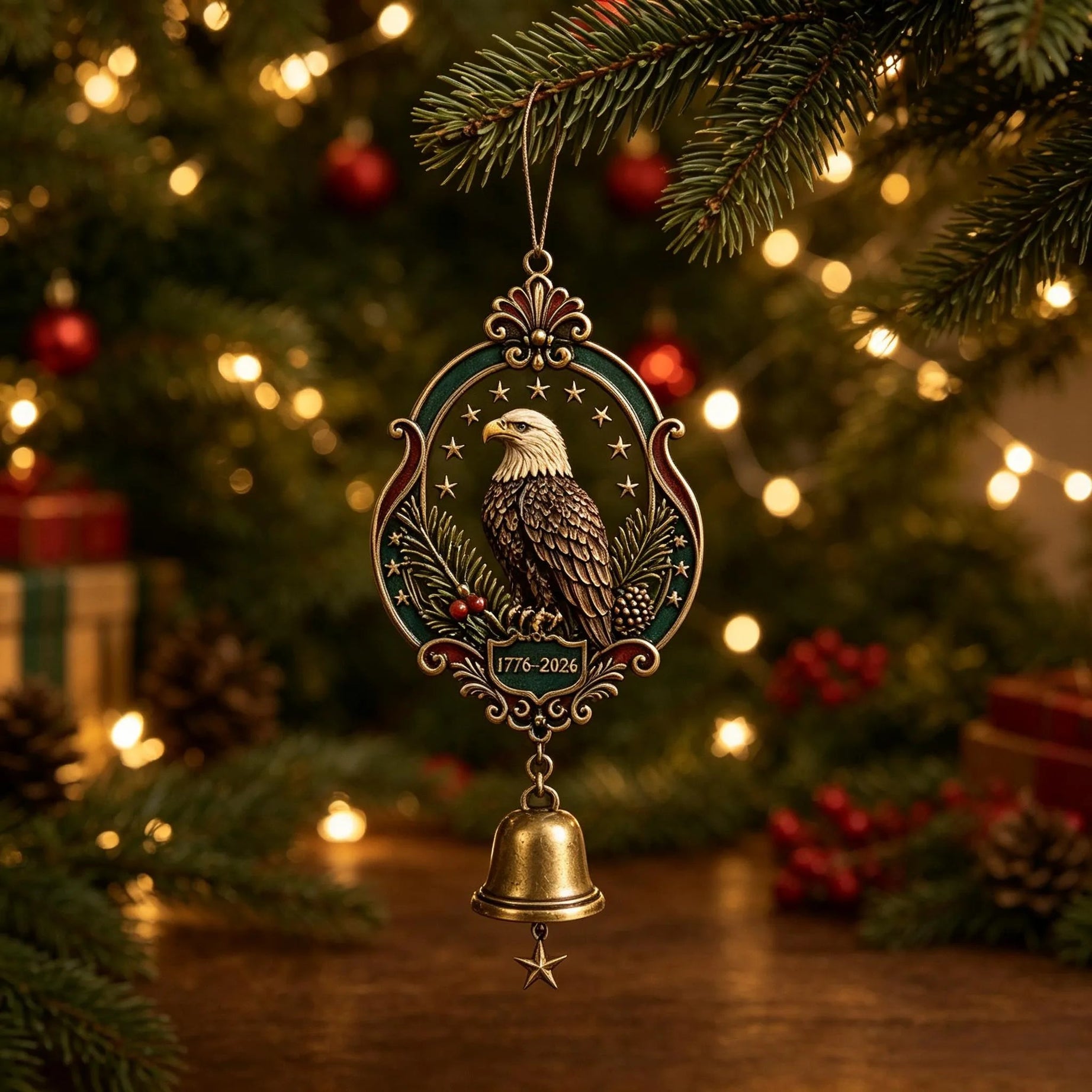 250th Christmas Anniversary Commemorative Bell Ornaments Collection