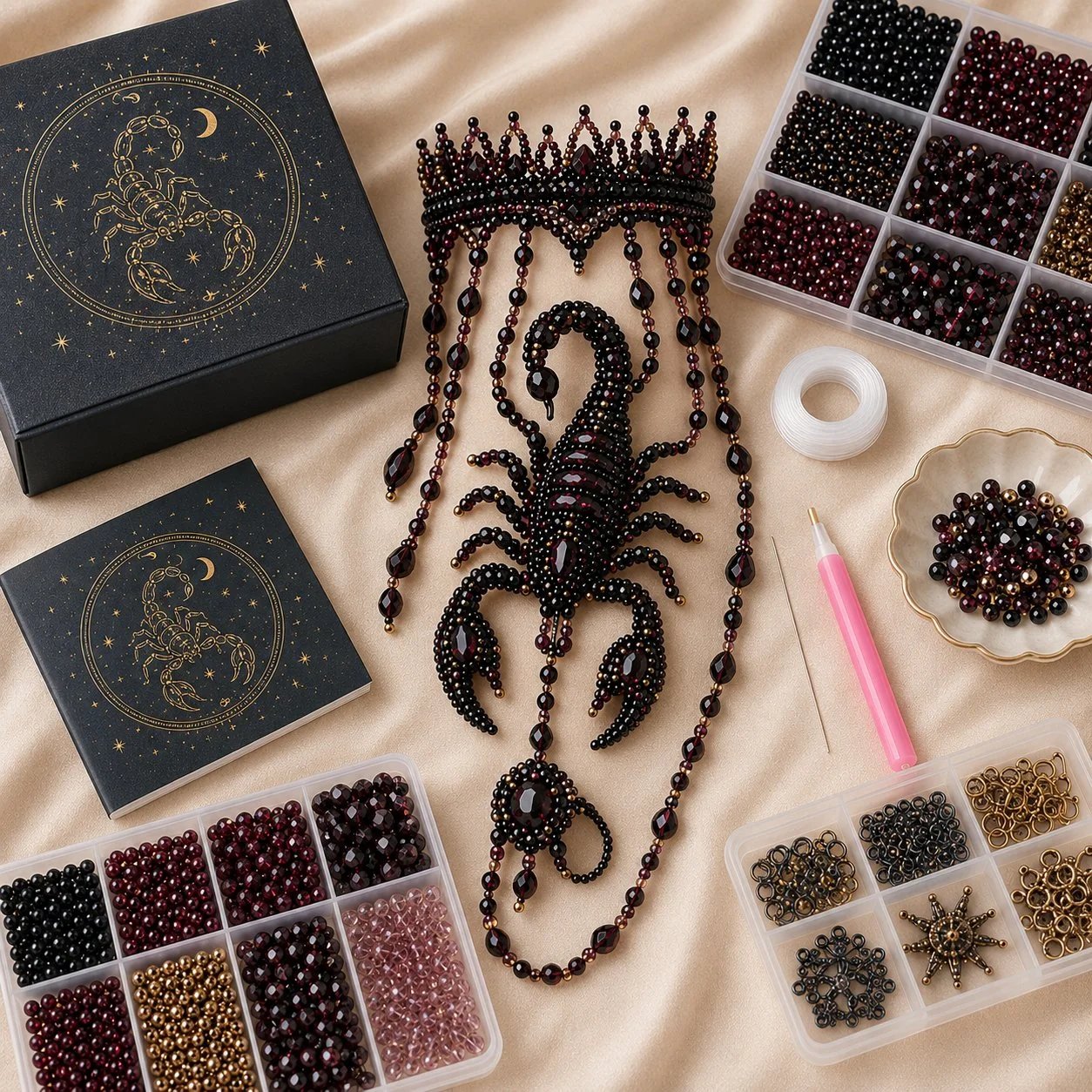 Zodiac DIY Beaded Hand Bracelet Kit