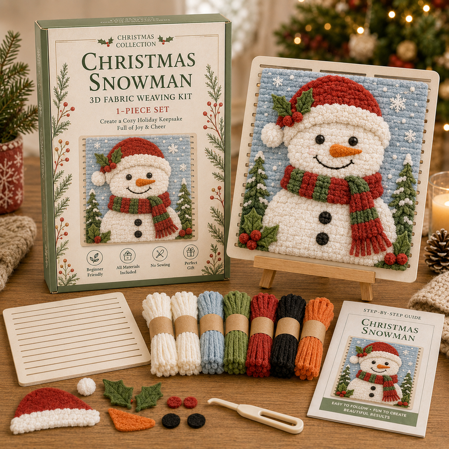 3D Christmas Fabric Weaving Kit