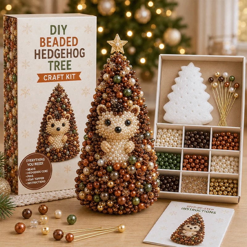 DIY Beaded Animal Christmas Tree Craft Kit