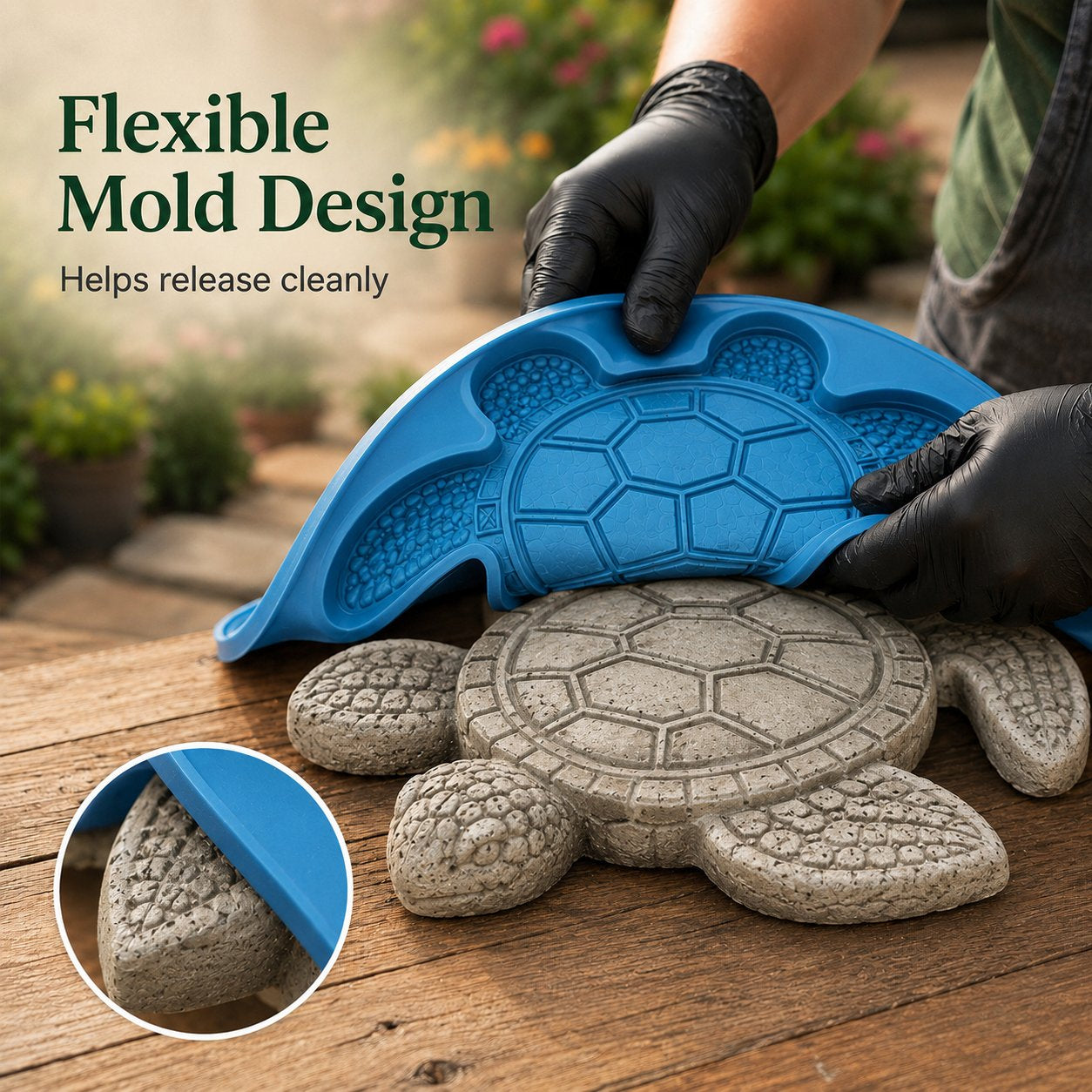 Reusable Ocean Theme Garden Art Mold