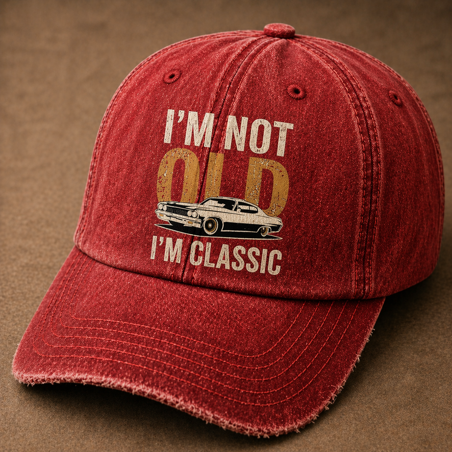 Vintage Denim Baseball Cap