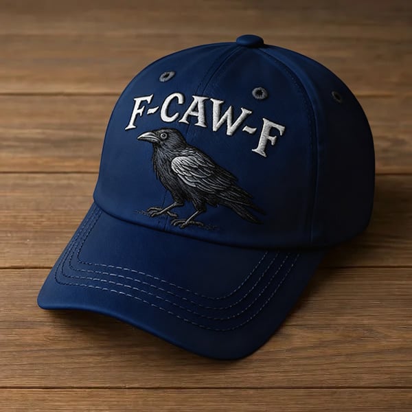 F-CAW-F Crow Hat (Printed patterns, not embroidery)