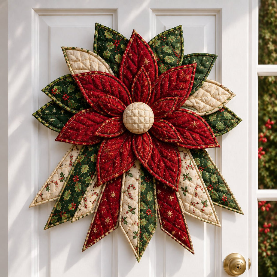 Beginner-Friendly Oversized Christmas Character Quilted Door Hanger Sewing Kit
