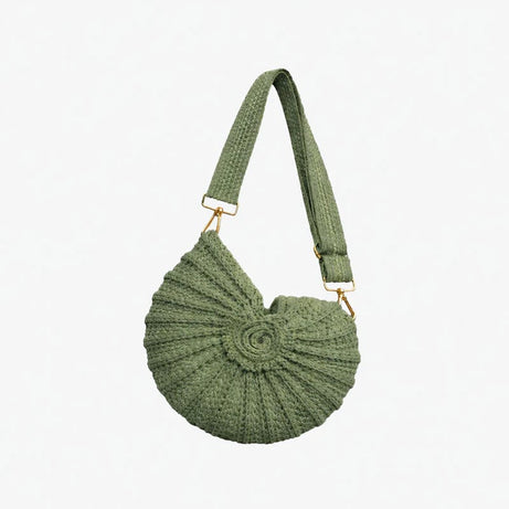 Radiant Nautilus Shell Bag  — Carry the Magic of the Deep Blue